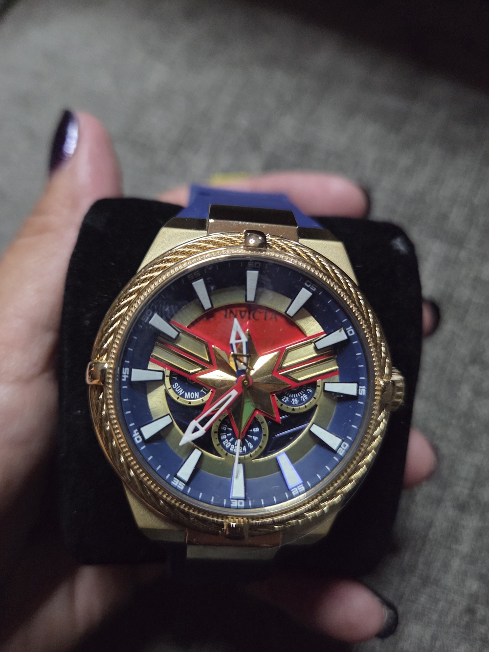 Invicta  Captain Marvel Themed Womans Watch
